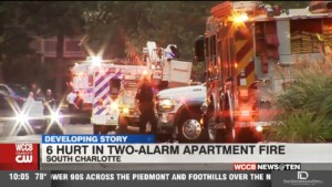 6 Hurt In 2 Alarm Fire