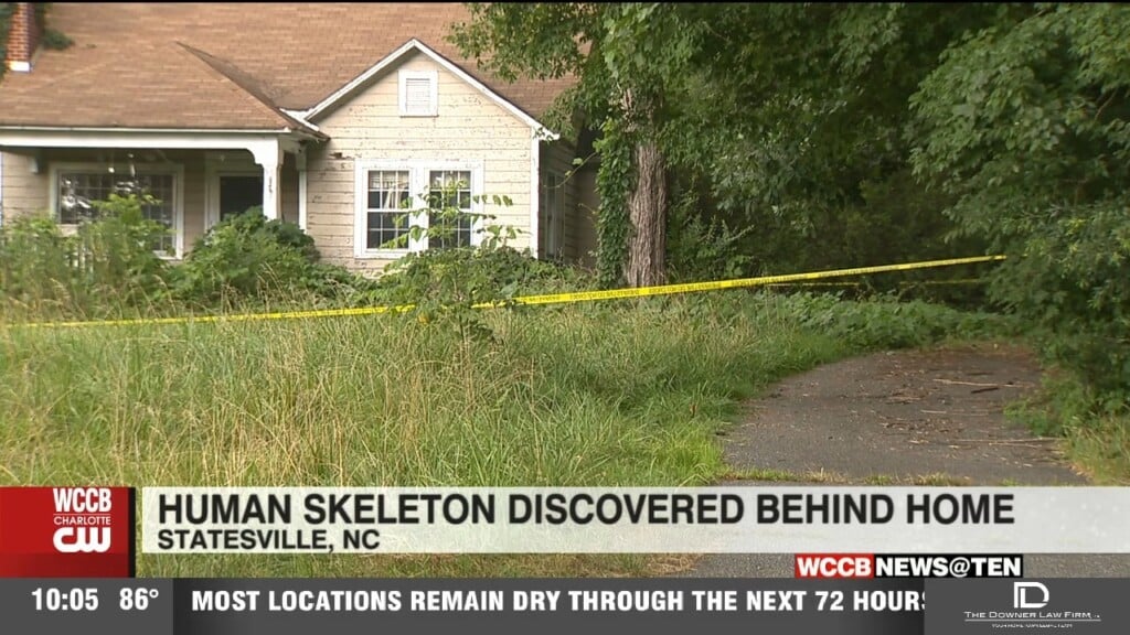 Human Skeleton Discovered Behind Home