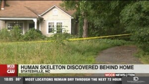 Human Skeleton Discovered Behind Home