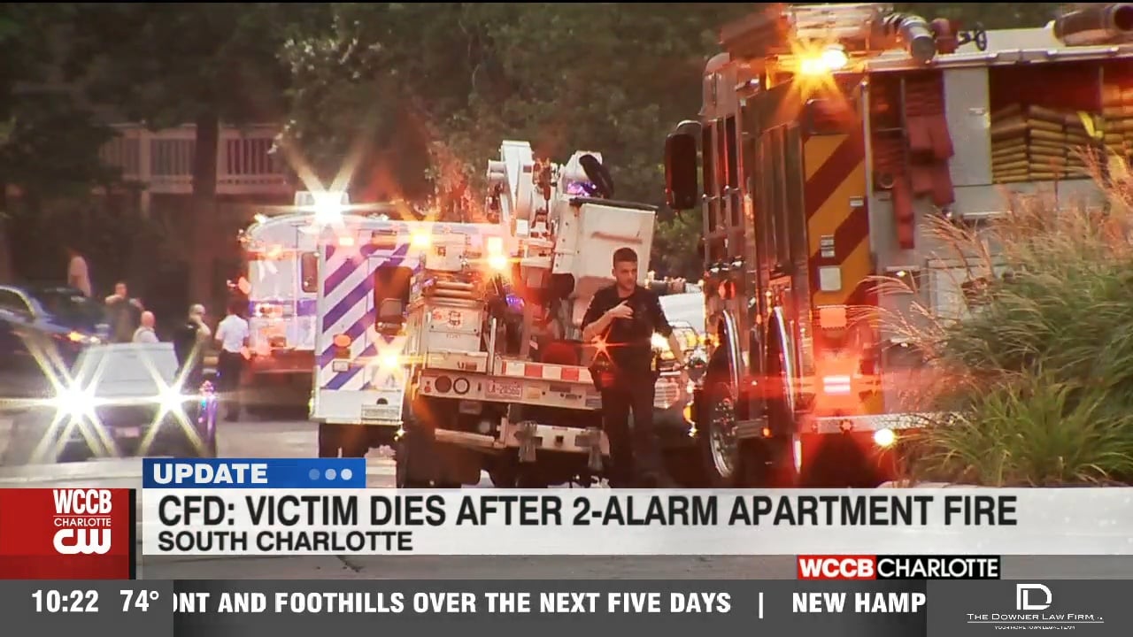 CFD: Victim dies after 2-alarm apartment fire - WCCB Charlotte