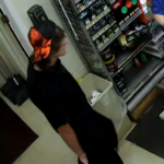 Lenoir Police are looking for a man accused of sexually assaulting a clerk during a convenience store robbery.