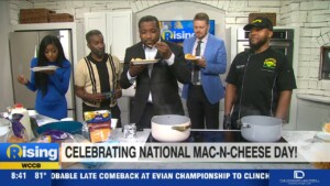 Rising's Joe Duncan Challenges Chef Carlos Abrahams To Mac N Cheese Cook Off Celerating National Mac N Cheese Day