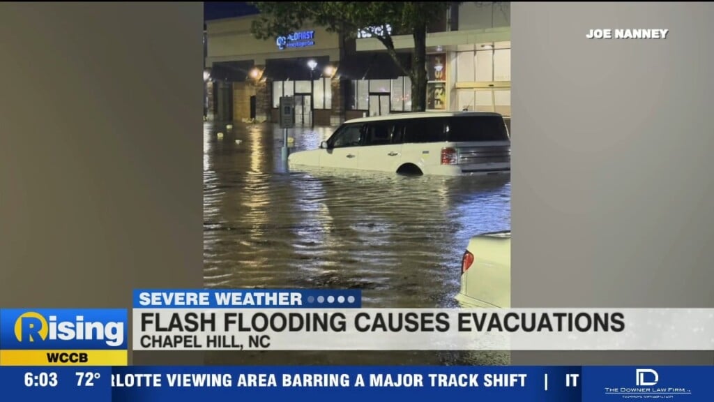 Flash Flooding Causes Evacuations In Chapel Hill