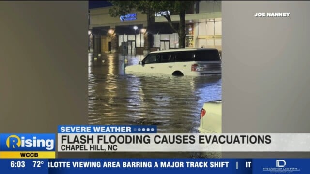 Flash flooding causes evacuations in Chapel Hill WCCB Charlotte's CW