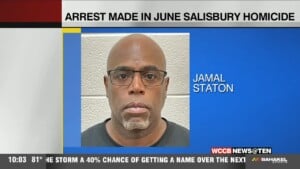 Arrest Made In June Homicide In Salisbury