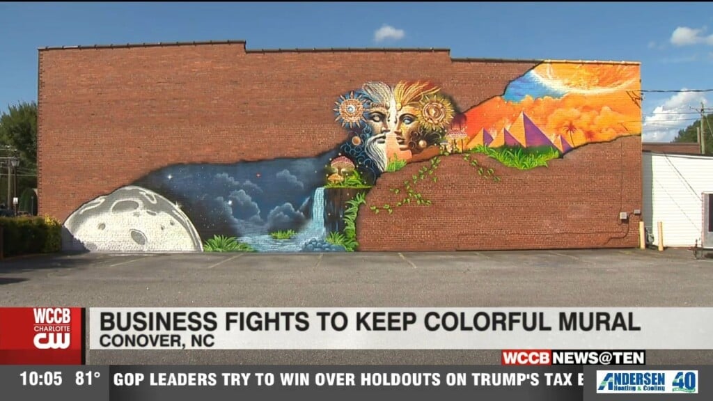 Conover Business Fights To Keep Colorful Mural