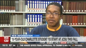15 Year Old To Start At Jcsu This Fall