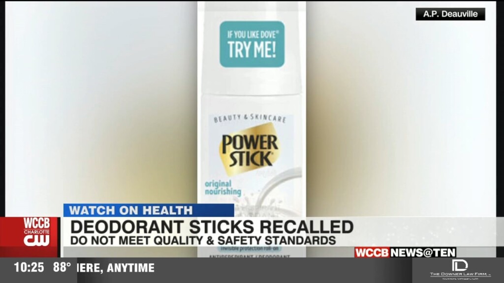 Deodorant Sticks Recalled