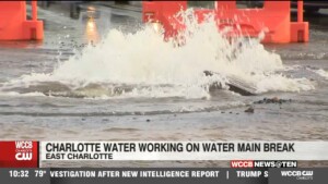 Water Main Break In E. Charlotte