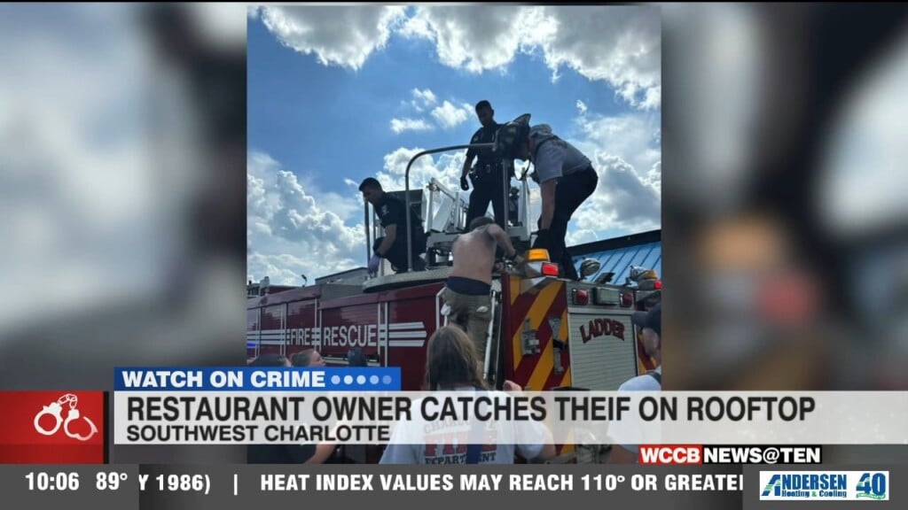 Restaurant Owner Catches Thief On Rooftop