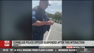 Cornelius Police Officer Suspended