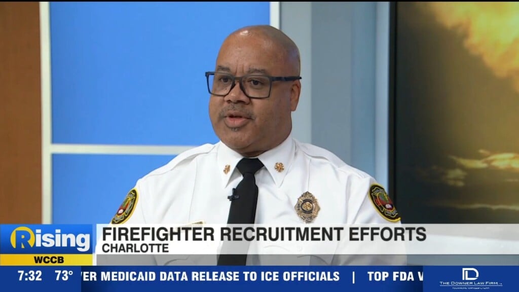 Charlotte Fire Chief Reginald Johnson Shares Details About Latest Department Recruitment Push