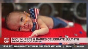 Nicu Nurses And Patients Celebrate July 4th