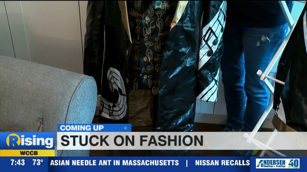 Teen Gets Stuck On Fashion Design