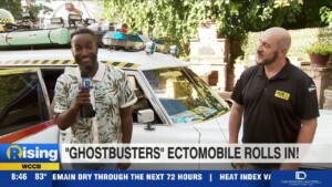 "ghostbusters" Ectomobile Rolls Up On Rising