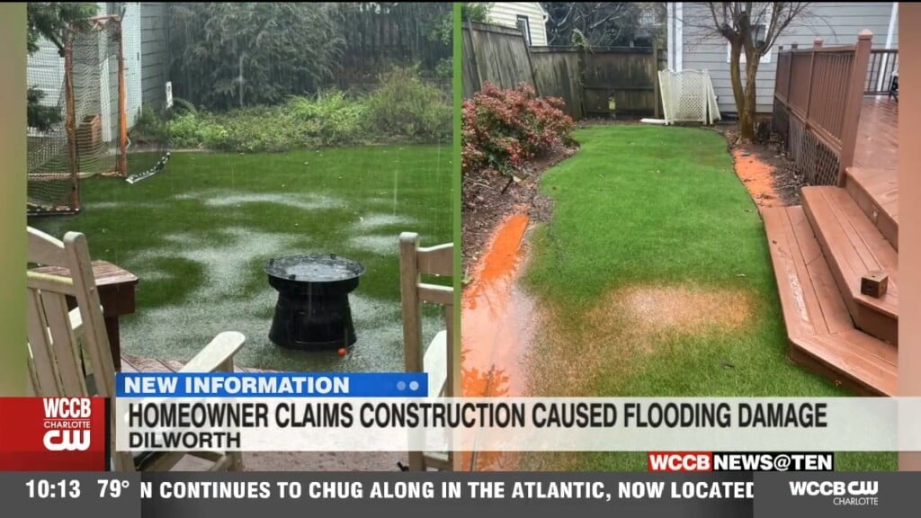 Charlotte Woman Claims Construction On Next Door Home Is Causing Her Property To Flood