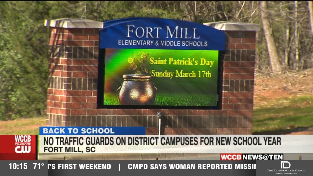 No Traffic Guards On District Campuses For New School Year In Fort Mill