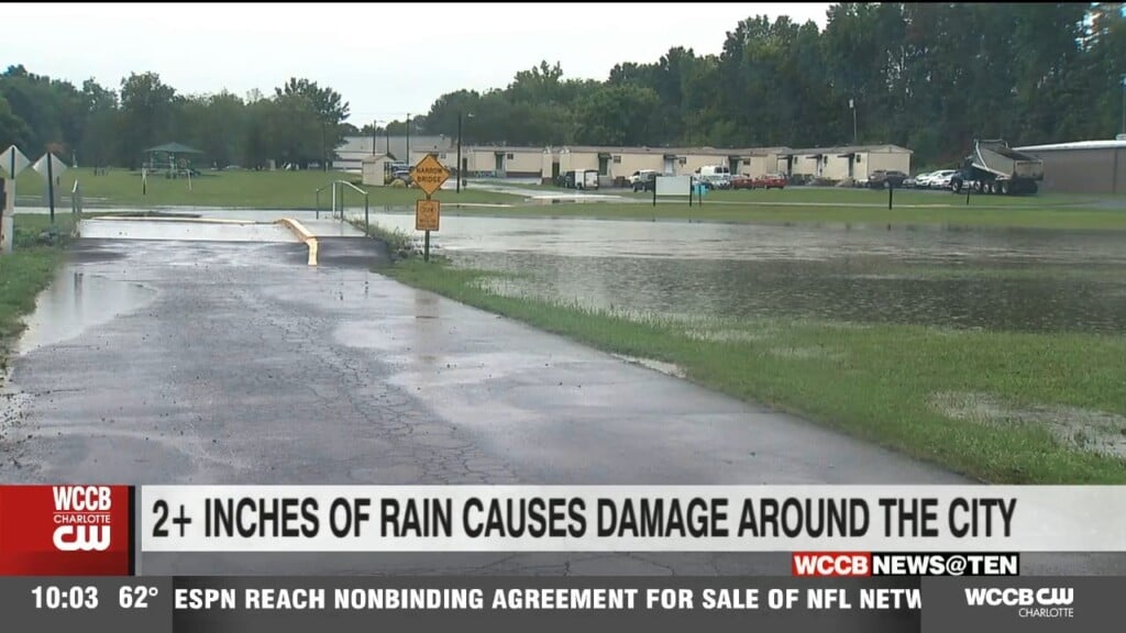 Rain Causes Damage Around Charlotte