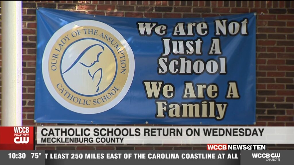 Catholic Diocese Of Charlotte Schools To Return To Classroom On Wednesday