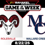 2025 08 22 Gow Rolesville Rams Mallard Creek Mavericks