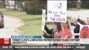 Former Clients & Employees Protest Outside "classy Critters"