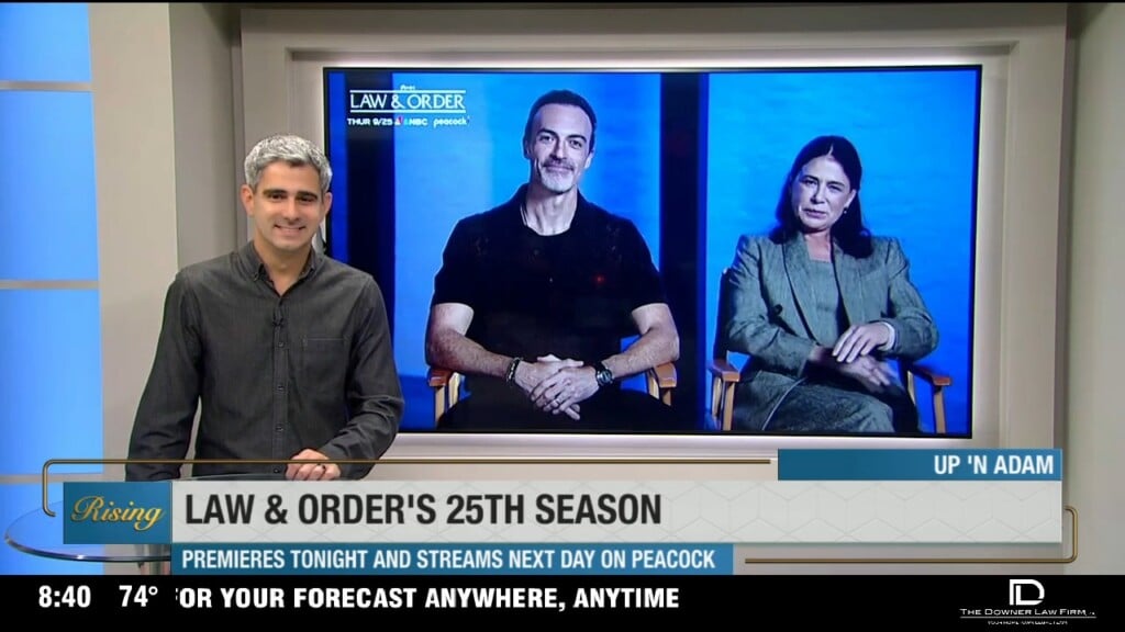 "law & Order" Stars Maura Tierney And Reid Scott