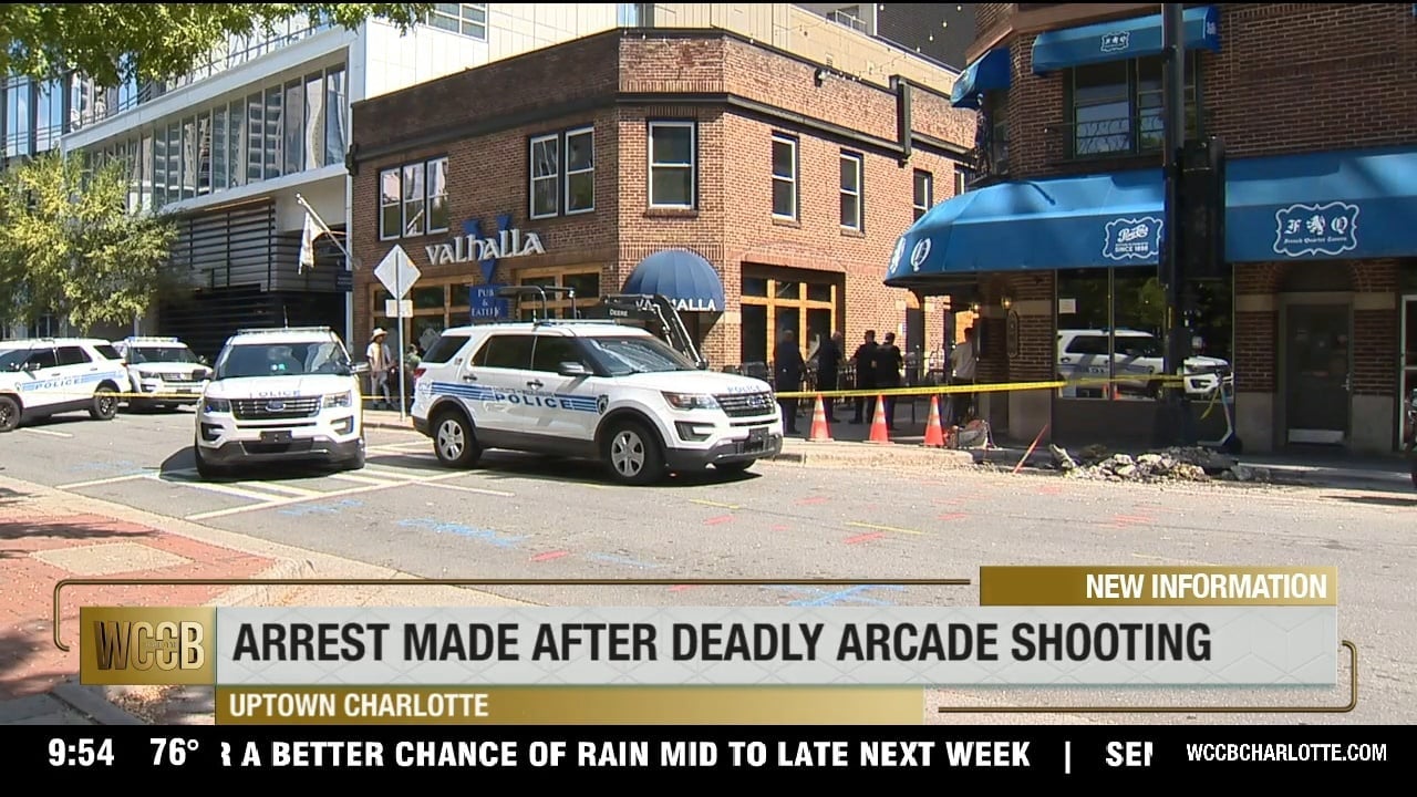 Arrest made after deadly arcade shooting - WCCB Charlotte
