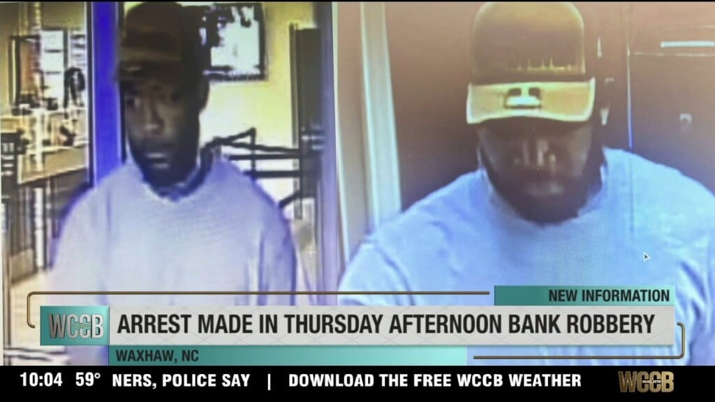 Arrest Made In Waxhaw Bank Robbery