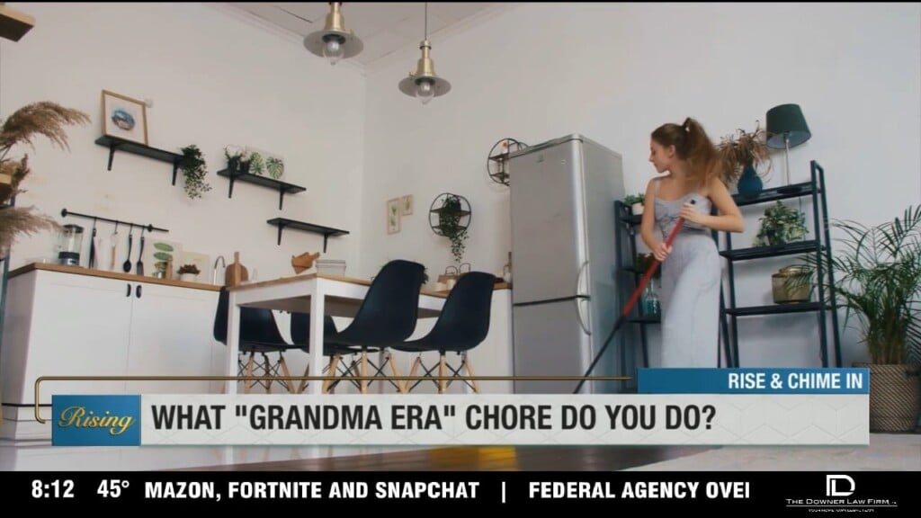 Rise & Chime In: What "grandma Era" Chore Do You Do?