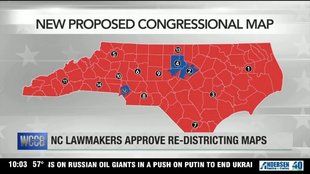 Nc Lawmakers Approve Re Districting Maps