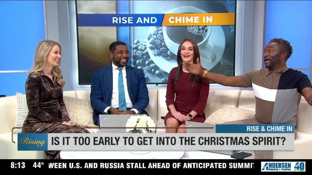 Rise & Chime In: Is It Too Early To Get Into The Christmas Spirit?