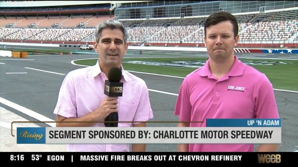 Up N’ Adam: 'paint The Pit Wall Pink' At Charlotte Motor Speedway