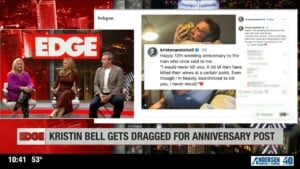 Kristen Bell Called "tone Deaf"