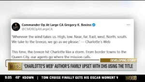 E.b. White's Family Upset With Dhs For Using Book Title As Part Of 'operation Charlotte's Web' Immigration Crackdown