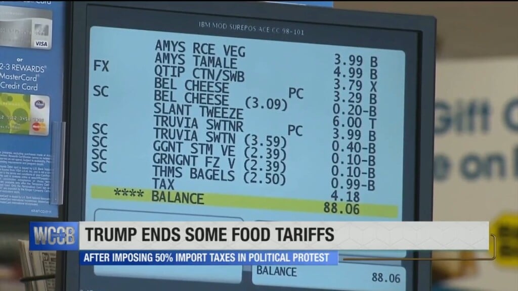 Trump Ends Some Food Tariffs