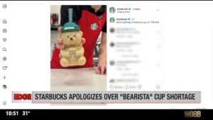 Starbucks Apologizes For Bearista Cup Shortage