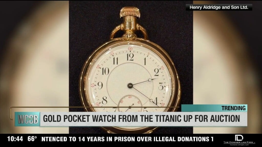 Gold Pocket Watch From The Titanic Up For Auction