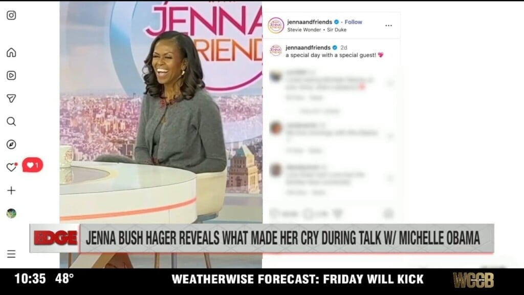 Michelle Obama Shares White House Memories With Jenna Bush Hager