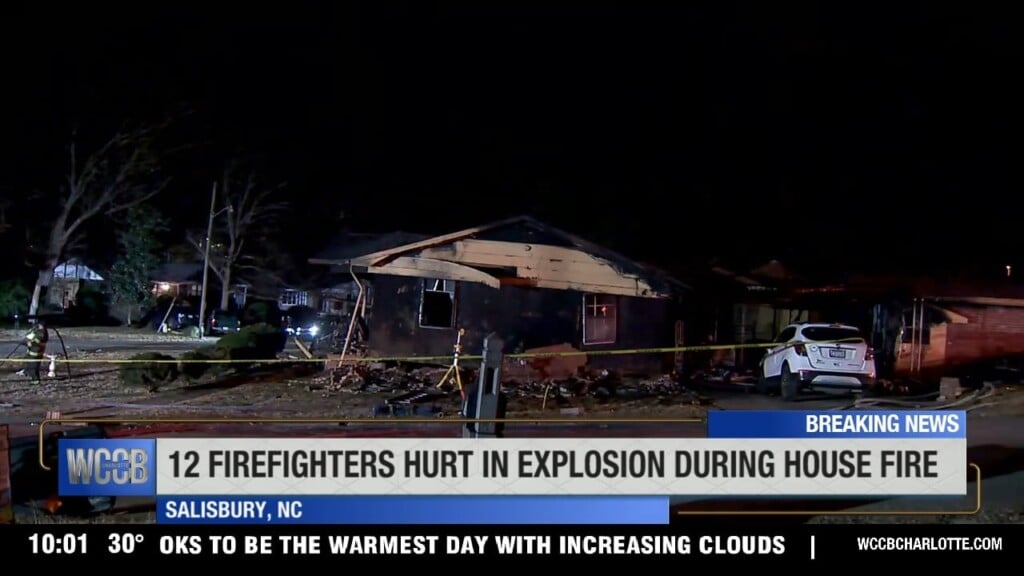 11 Firefighters Injured In An Explosion