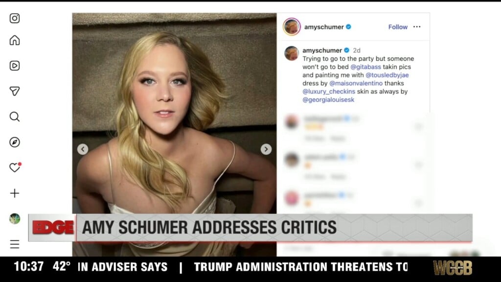 Amy Schumer Address Weight Loss...again