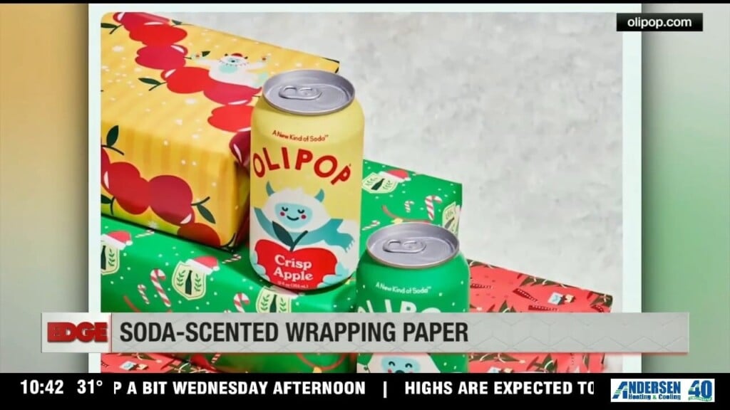Soda Scented Wrapping Paper