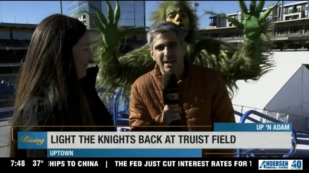 Up 'n Adam: Light The Knights With The Grinch