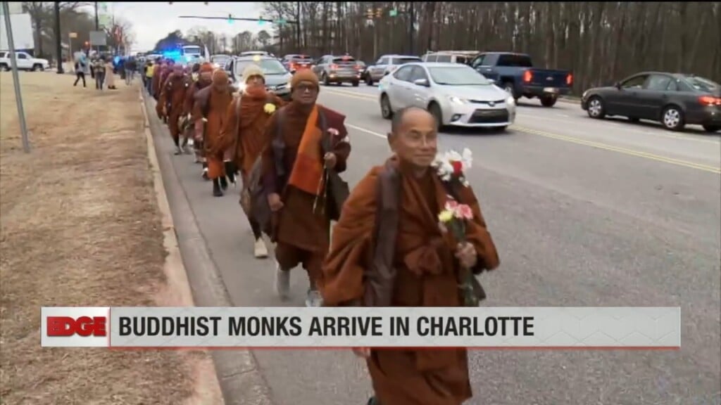Monks Visit Charlotte