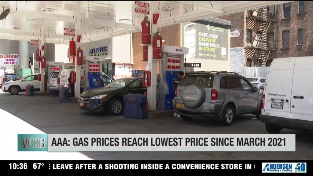 Aaa: Gas Prices Reach Lowest Price Since March 2021