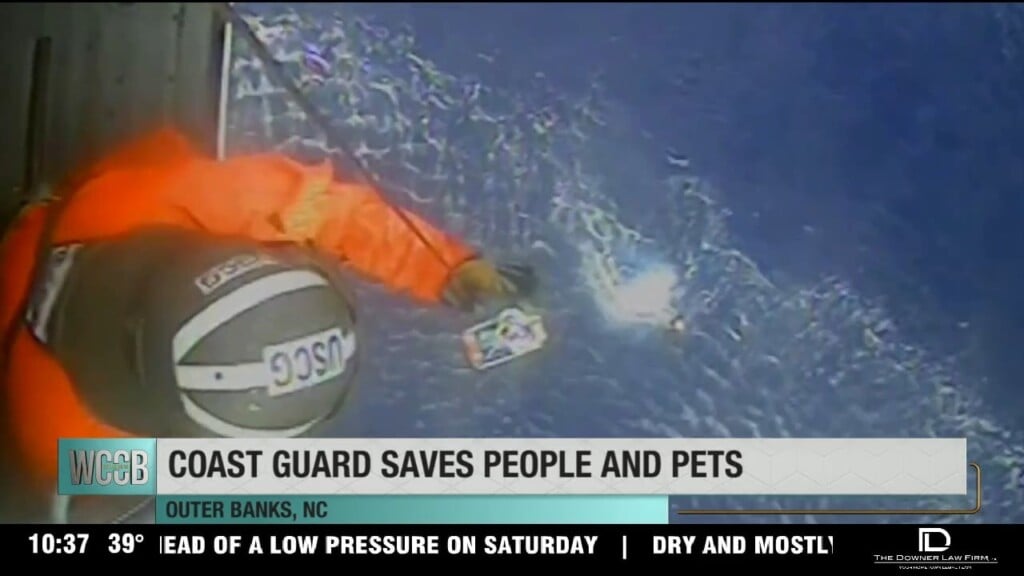 Coast Guard Saves People And Pets At Outer Banks