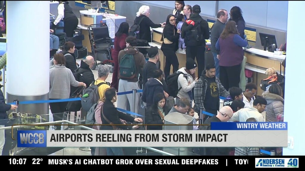 Airports Reeling From Storm Impact