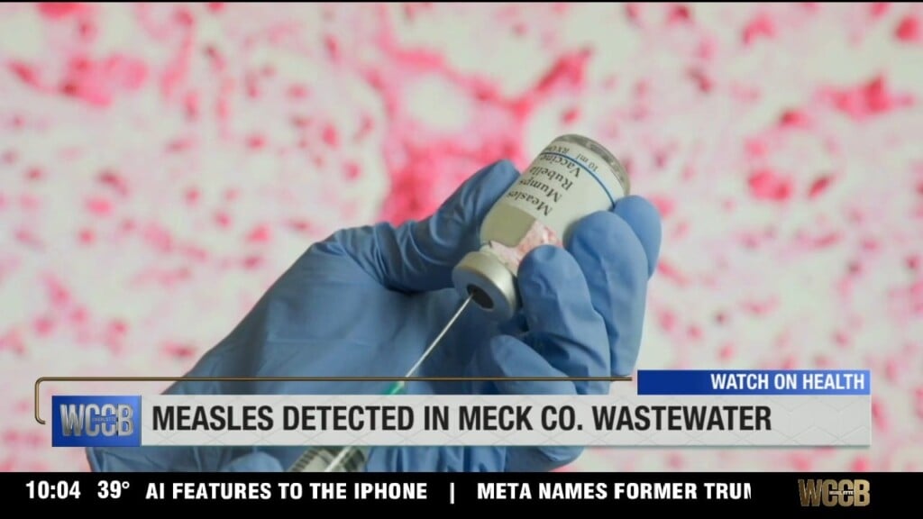 Measles Detected In Mecklenburg County Wastewater​