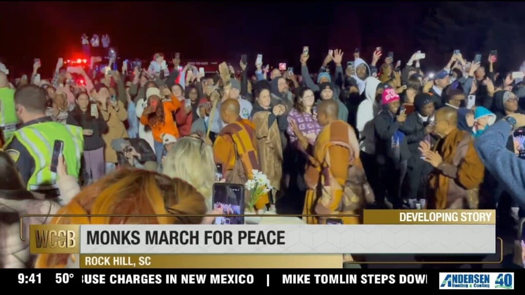 Monks March For Peace Rock Hill