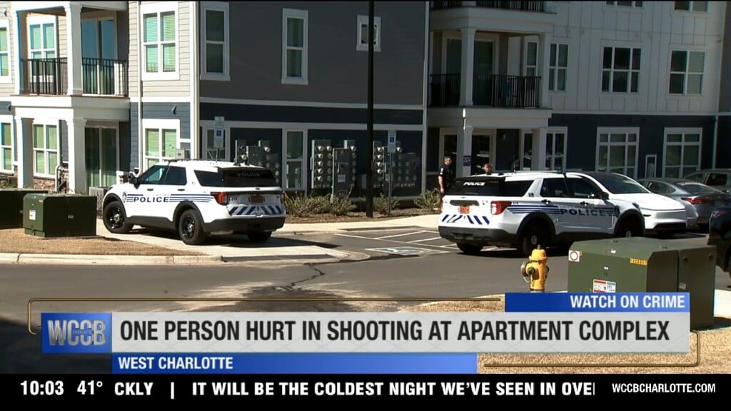 One Person Shot At Apartment Complex