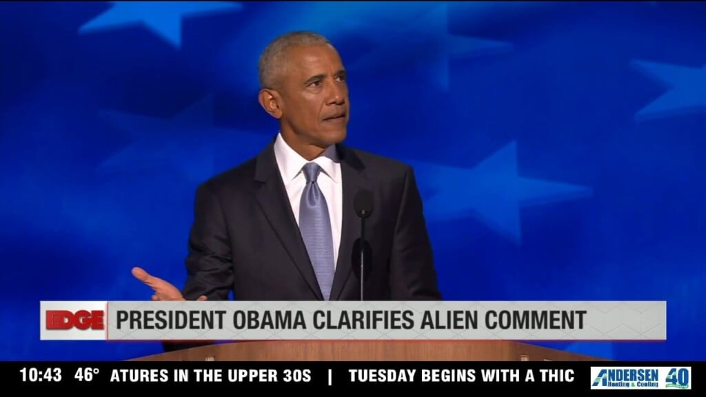 President Obama Clarifies "alien" Comment